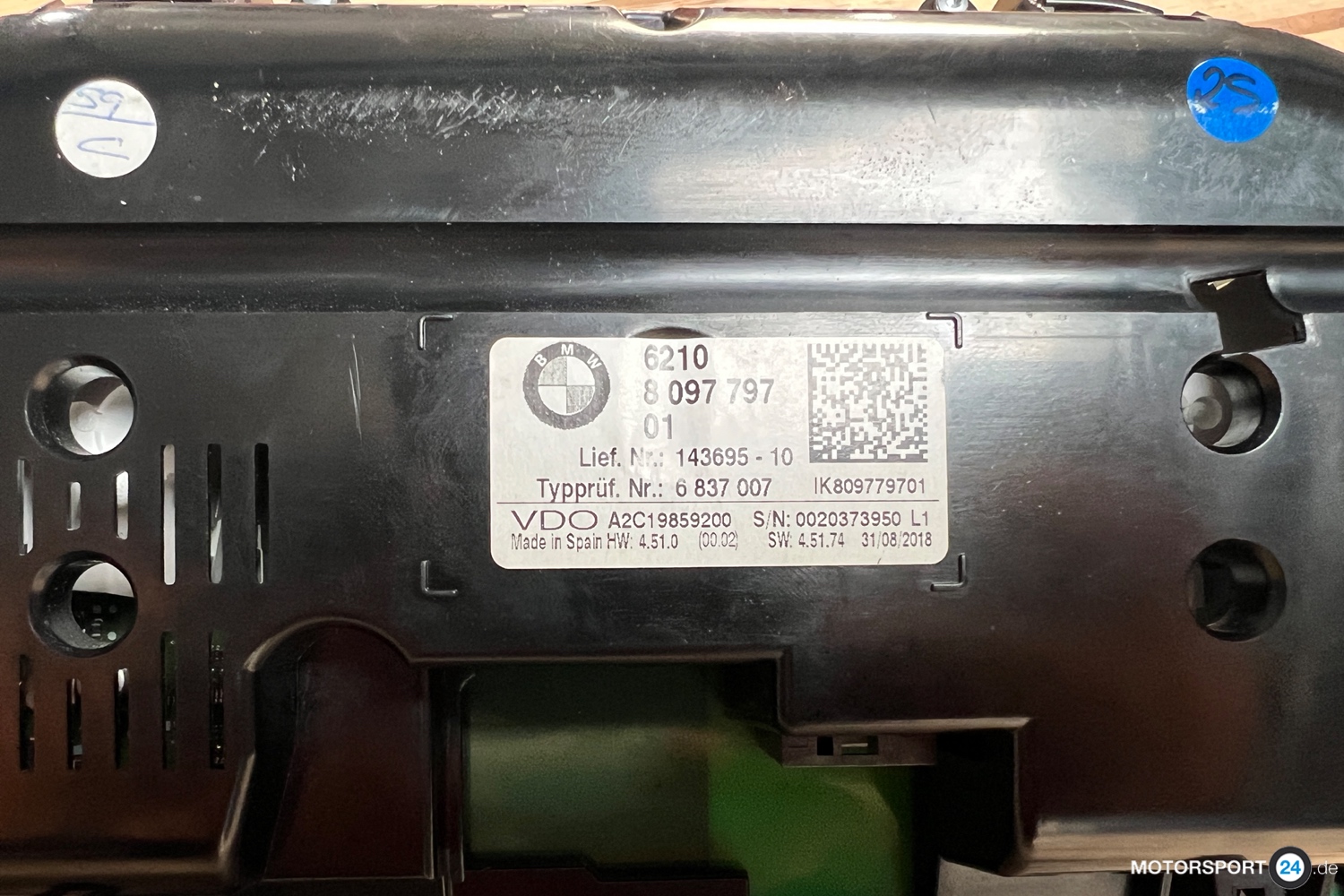 BMW M2 F87 Competition Tacho Kombiinstrument km/h