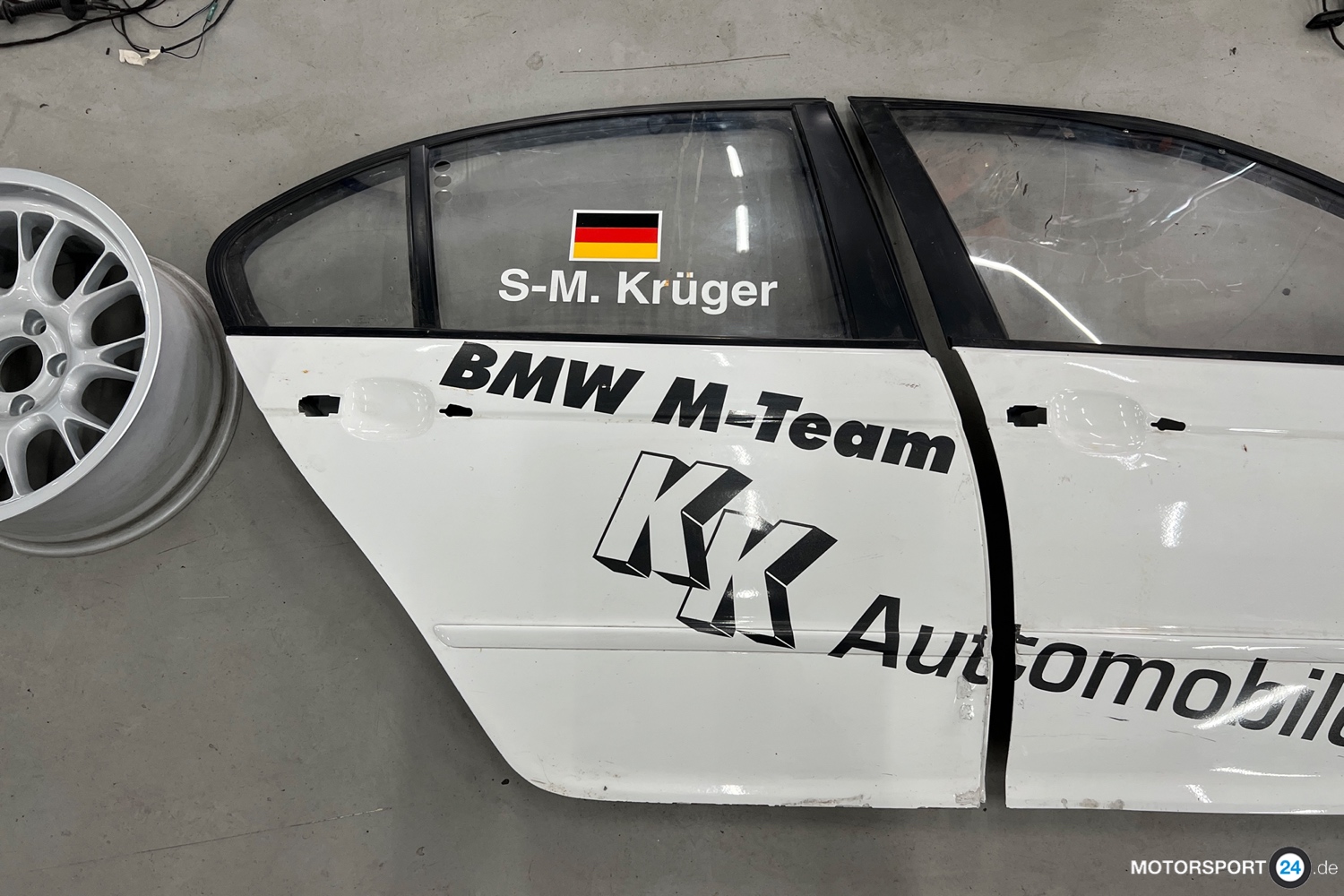 Türen Blech vorne hinten mit Lexan Scheiben BMW E46 320i WTCC